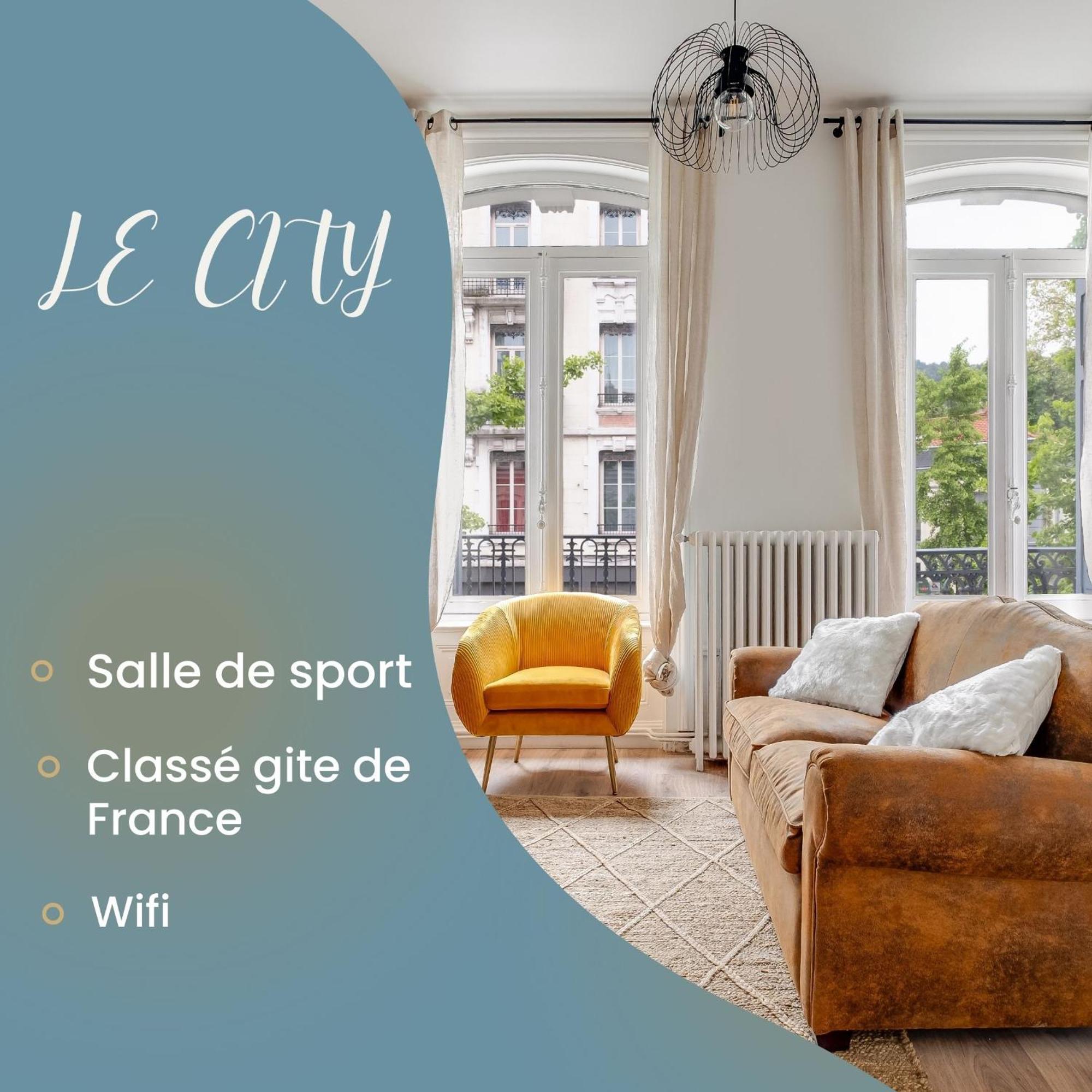 Grand Appartement «  City » Spacieux Et Moderne 생테티엔 외부 사진